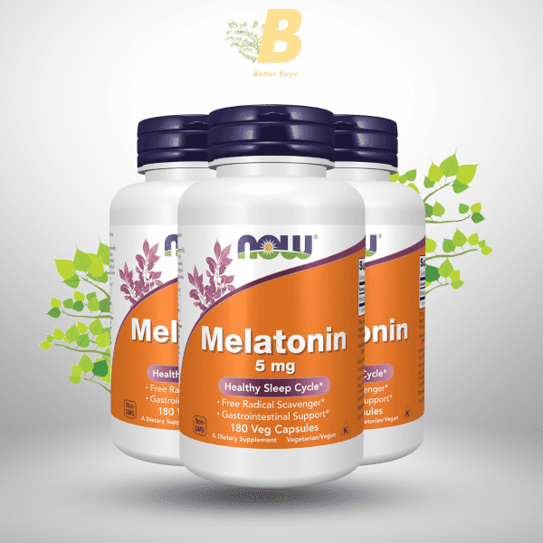 NOW Melatonin 5 mg (180 Capsules)