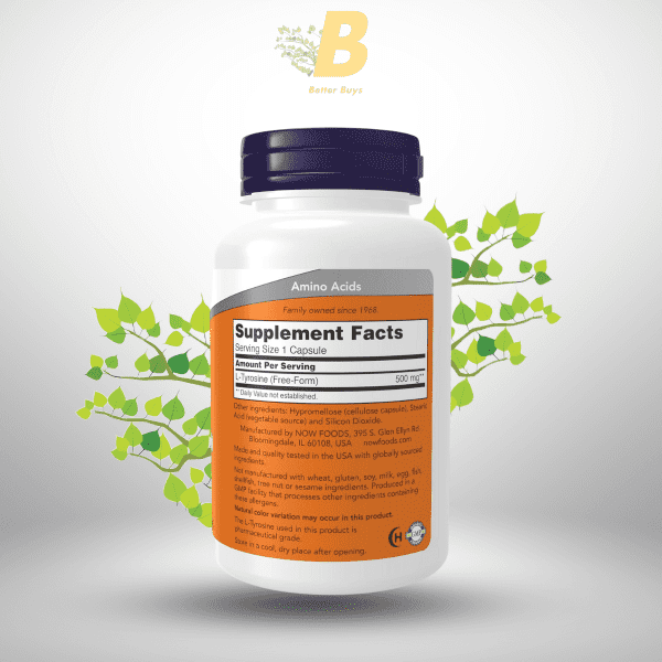 now l tyrosine 500mg 120 capsules in BD, now supplements l-tyrosine 500 mg, l tyrosine in bangladesh, l tyrosine price in bangladesh, l tyrosine bd, tyrosine price in bd