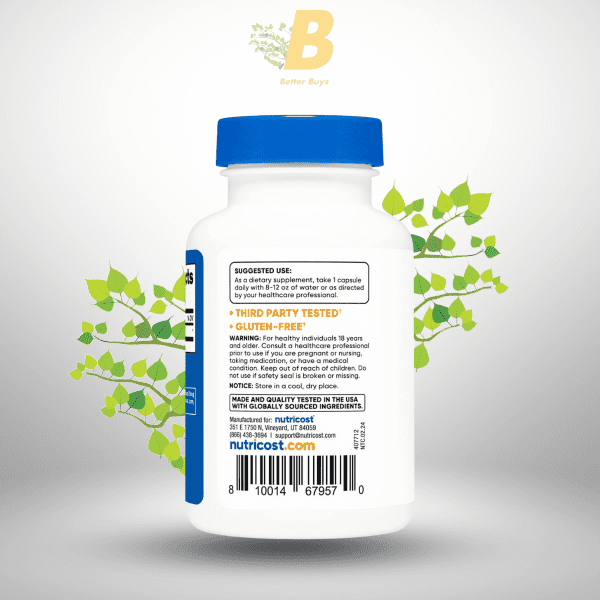 Nutricost Yohimbine HCl 5mg 120 Capsules in Bangladesh