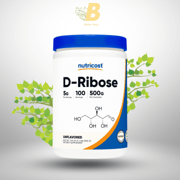 Nutricost D‑Ribose-5mg 500g, nutricost d-ribose powder, d ribose powder price in bangladesh, pure d ribose powder price in bangladesh, d-ribose supplement in BD, Glutathione USA brand supplement in BD, Made in USA
