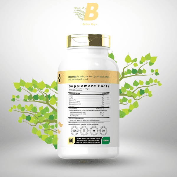 Buy Doctor’s Way Fish Oil in BD Imported Omega‑3 Fish Oil BD Doctor’s Way Fish Oil Bangladesh Omega‑3 softgel Bangladesh Doctor’s Way EPA DHA Bangladesh Non‑GMO fish oil Bangladesh Gluten free omega-3 Bangladesh Doctor’s Way heart health in Bangladesh