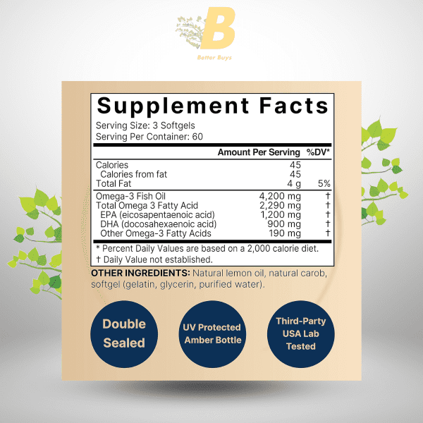 Naturebell Fish Oil 4200Mg in Bangladesh