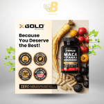 X Gold Health Maca Root Capsules 10,000mg + Korean Panax Ginseng 1,400mg 120 Capsule - Image 4
