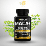 X Gold Health Organic Maca Root Powder Capsules 1500mg with Black | Red & Yellow Peruvian Maca Root Extract Gelatinized 120 capsule