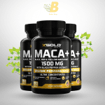 X Gold Health Organic Maca Root Powder Capsules 1500mg with Black | Red & Yellow Peruvian Maca Root Extract Gelatinized 120 capsule - Image 2