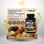 X Gold Health Organic Maca Root Powder Capsules 1500mg with Black | Red & Yellow Peruvian Maca Root Extract Gelatinized 120 capsule - Image 3