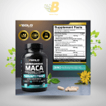 X Gold Ashwagandha 5,000mg + Maca Root Black, Red, Yellow 4,000mg, Rhodiola & L-Theanine: 30:1 Extract Ashwagandha Capsules, 20:1 Extract Maca Root ,120 Capsules - Image 3