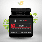 Youtheory Men's Maca - Vegan Maca Supplement for Men - Supports Energy, Stamina & Endurance* - Dairy, Soy & Gluten Free - 120 Vegetable Capsules