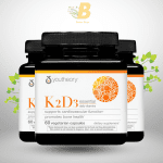 Youtheory K2D3 - Bone & Heart Health Support - Combines Vitamin D3 & Vitamin K2 - Dairy, Soy & Gluten Free - 60 Vegetarian Capsules - Image 2