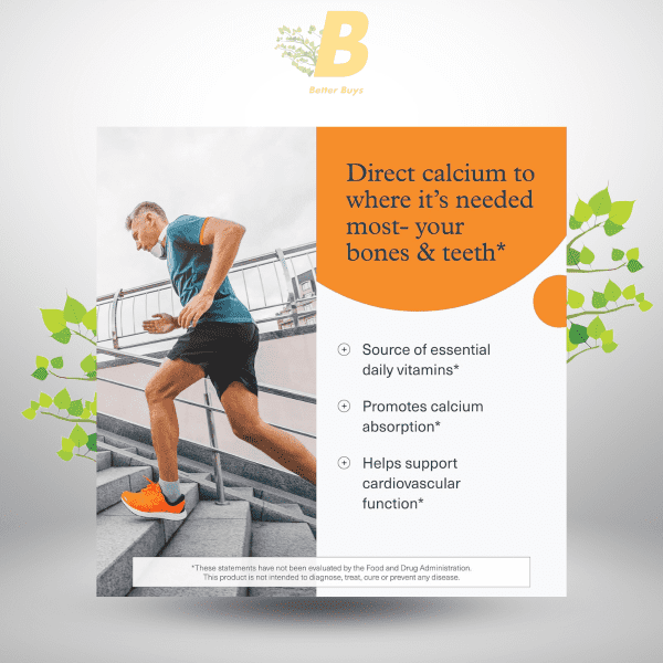 Youtheory K2D3 - Bone & Heart Health Support - Combines Vitamin D3 & Vitamin K2 - Dairy, Soy & Gluten Free - 60 Vegetarian Capsules - Image 4