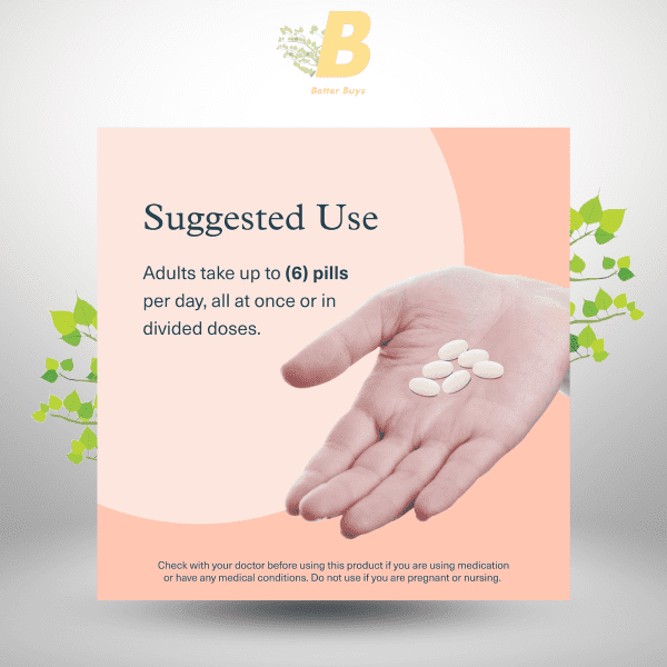 Youtheory Advanced Collagen - 6,000 mg Collagen with Vitamin C - for Hair, Skin & Nails - Supplements for Women & Men - 290 Tablets (45-Day Supply) - Image 4