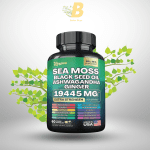 Zoyava Sea Moss Black Seed Oil Ashwagandha Ginger - 60 Capsules