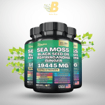 Zoyava Sea Moss Black Seed Oil Ashwagandha Ginger - 60 Capsules - Image 2