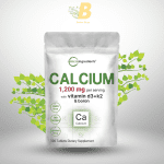 Micro Ingredients Calcium 1200mg with Vitamin D3 & K2 300 Tablets