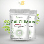 Micro Ingredients Calcium 1200mg with Vitamin D3 & K2 300 Tablets - Image 2