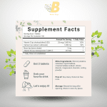 Micro Ingredients Calcium 1200mg with Vitamin D3 & K2 300 Tablets - Image 3