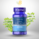Puritan's Pride Zinc for Acne Skin Formula 100 Tablets