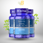 Puritan's Pride Zinc for Acne Skin Formula 100 Tablets - Image 2