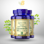 Puritan's Pride Vitamin D3 50 mcg (2000 IU) 200 Softgels - Image 2