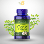 Puritan's Pride Odorless Garlic & Parsley 500 mg / 100 mg 250 Softgels
