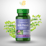 Puritan's Pride Milk Thistle 4:1 Extract 1000 mg (Silymarin) 100 & 180 Capsules