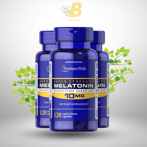 Puritan's Pride Melatonin 10 mg 120 Tablets - Image 2