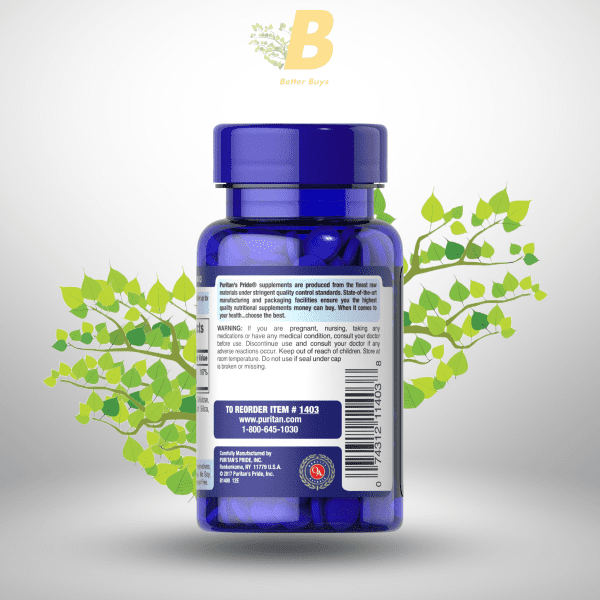 Puritan's Pride Folic Acid 400mcg 250 Tablets - Image 3