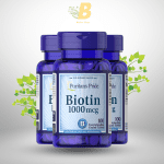 Puritan's Pride Biotin 1000mcg 100 Coated Tablets - Image 2