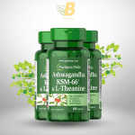 Puritan's Pride Ashwagandha KSM-66 & L-Theanine 60 Tablets - Image 2