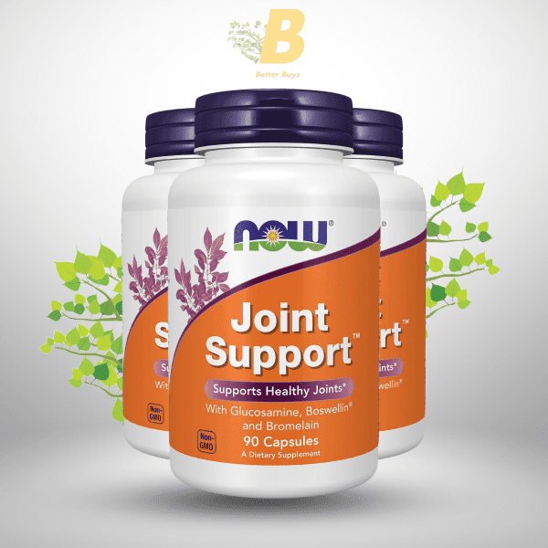 NOW Foods Supplements, Joint Support™ with Glucosamine, Boswellin® and Sea Cucumber, 90 Capsules - Image 2