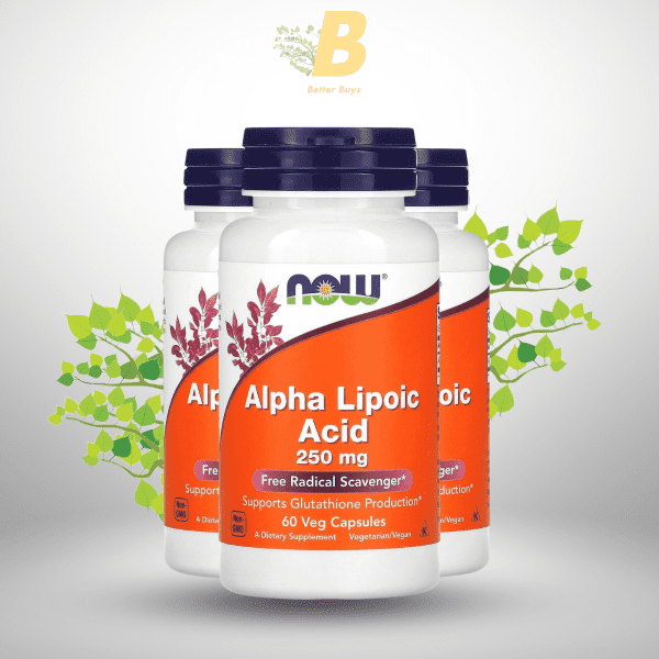 NOW Alpha Lipoic Acid - 250mg - 60 Veg Capsules - Image 2