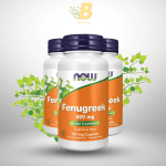 NOW Supplements, Fenugreek (Trigonella foenum-graecum) 500 mg, Herbal Supplement, 100 Veg Capsules - Image 2