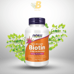 NOW Supplements, Biotin 10mg (10,000 mcg), Extra Strength, Energy Production*, 120 Caps