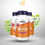 NOW Supplements, Biotin 10mg (10,000 mcg), Extra Strength, Energy Production*, 120 Caps - Image 2