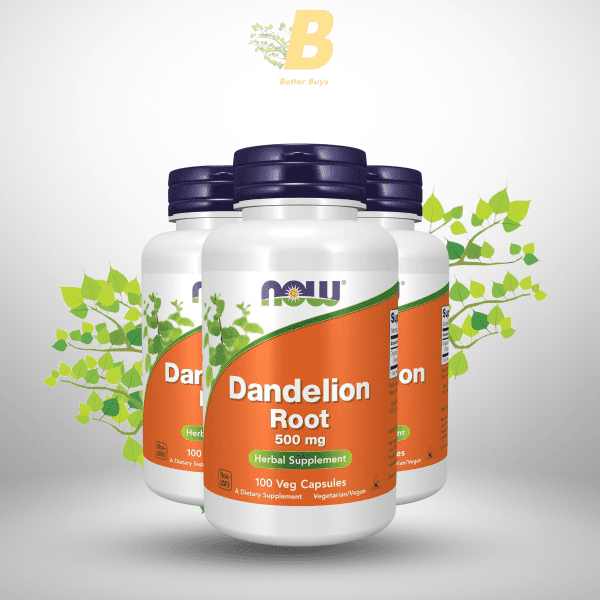 NOW Foods Supplements, Dandelion Root (Taraxacum officinale) 500 mg, Herbal Supplement, For Dietary, 100 Veg Capsules - Image 2
