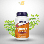 NOW Foods Supplements, Choline & Inositol 500 mg, Healthy Nerve Transmission*, Nervous System Health*, 100 Capsules