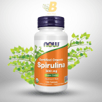 NOW Supplements, Organic Spirulina 500 mg with Vitamins, Minerals and GLA (Gamma-Linolenic Acid), 100 Tablets