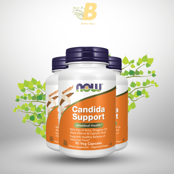 Now Candida Support-90 veg capsules - Image 2