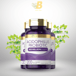 Carlyle Acidophilus Probiotic Capsules for Women and Men | 500 Million CFU | 200 Pills | Lactobacillus Supplement | Non-GMO and Gluten Free - Image 2