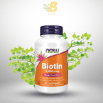 NOW Foods Biotin 5000 mcg Capsules, 120 Count