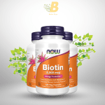 NOW Foods Biotin 5000 mcg Capsules, 120 Count - Image 2