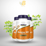 NOW Foods Supplements, Betaine HCl 648 mg, Vegetarian Formula, Digestive Support*, 120 Veg Capsules - Image 2