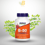 NOW Vitamin B-50 mg,100 Veg Capsules