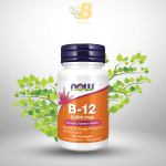 NOW Foods Supplements, Vitamin B-12 5,000 mcg, With Folic Acid, Nervous System Health*, 60 Lozenges