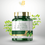 Carlyle Panax Ginseng & Ginkgo 5000mg | 120 Vegetarian Capsules | Non-GMO & Gluten Free Supplement - Image 2