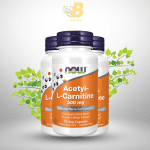 NOW Foods Supplements, Acetyl-L Carnitine 500 mg, Amino Acid, Brain And Nerve Cell Function*, 50 Veg Capsules - Image 2