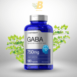 Horbäach GABA 750mg | 180 Powder Capsules | Gamma Aminobutyric Acid Supplement