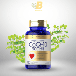 Carlyle CoQ10 300mg | 120 Softgels | Mega Q-Sorb Coenzyme Q-10 | with Black Pepper Extract | Non-GMO, Gluten Free Supplement
