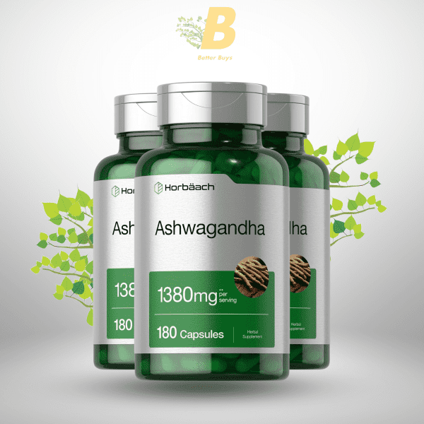 Horbäach Ashwagandha - 1380mg - 180 Capsules - Image 2