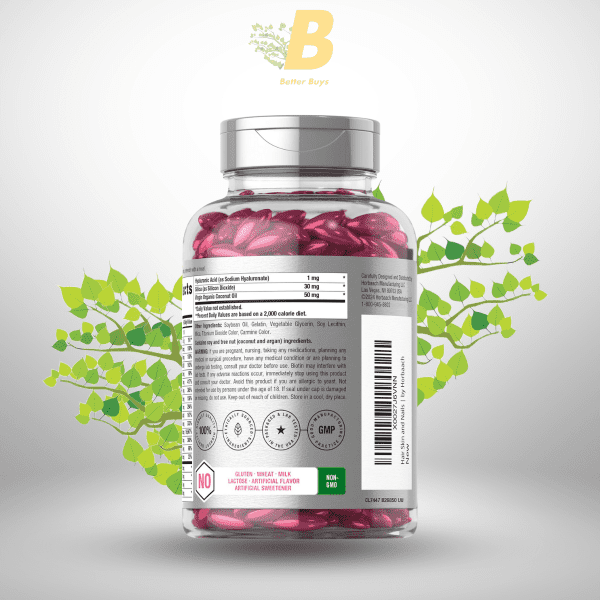 Horbaach Hair, Skin & Nails with Argan Oil - 300 Softgels - Image 4